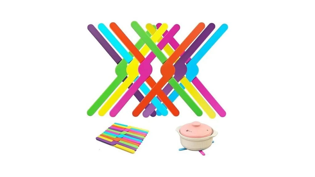 Amazon code: Foldable Silicone Trivets For Hot Dishes