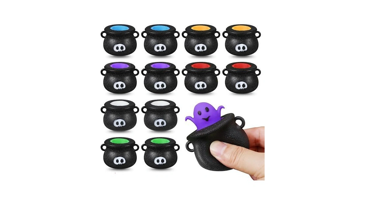 Amazon coupon: Halloween Pop Out Squishy Toys - 12pcs C