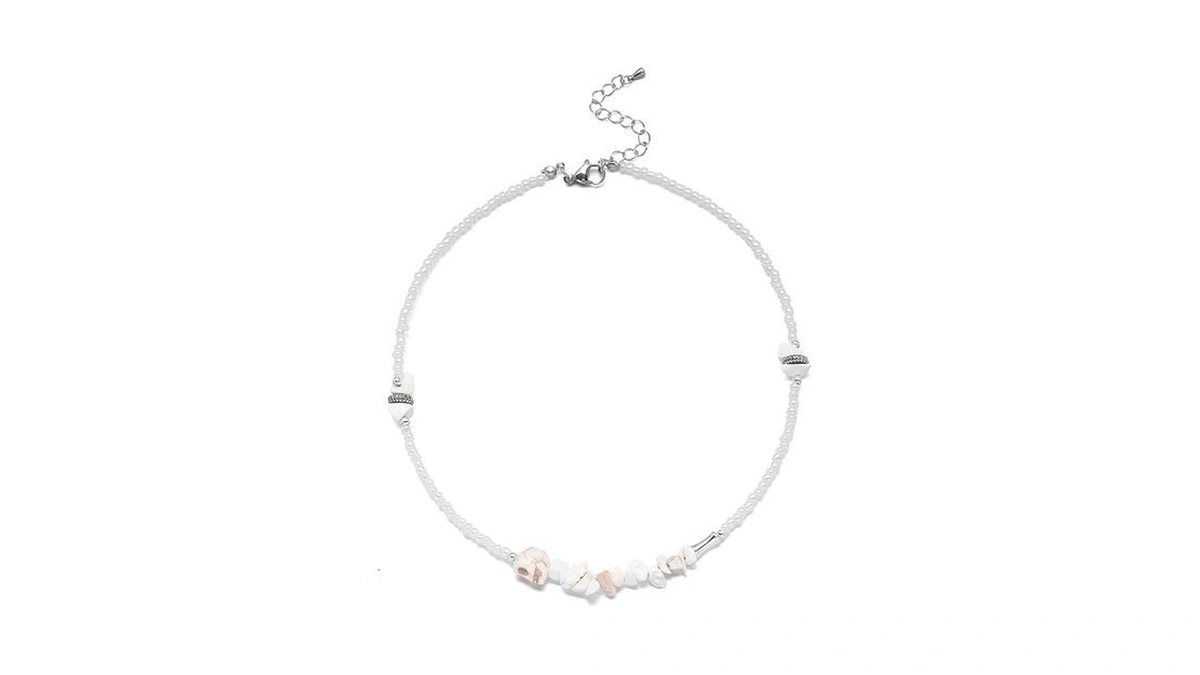 Amazon code: Juryloo Beaded Necklace For Women Colorf