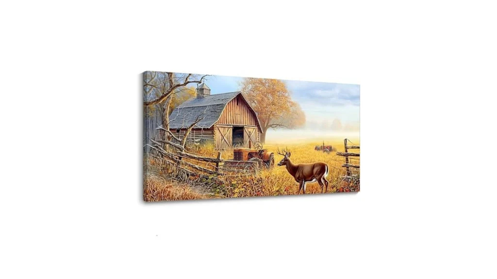 Amazon coupon: Jeawa Animal Canvas Wall Art Decor - Dee