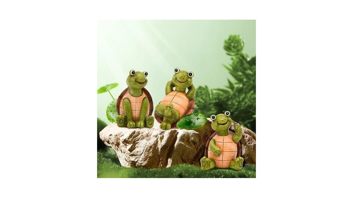 Amazon code: Knomeko Summer Turtle Statues Garden Dec