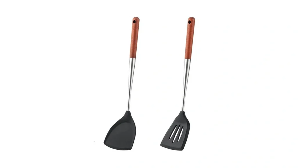 Amazon coupon: Fjnatinh Silicone Spatula And Turner Set