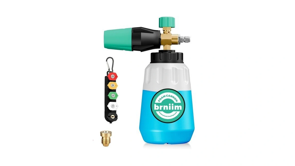 Amazon coupon: Foam Cannon For Pressure Washer With 1 4