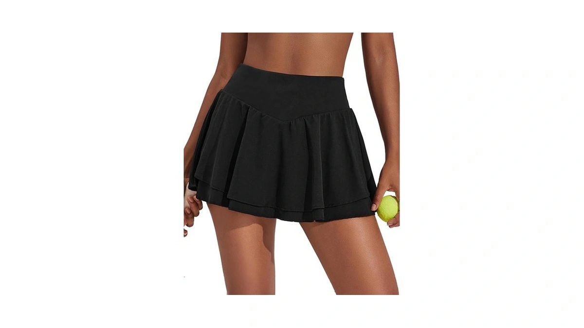 Amazon coupon: Pinspark High Waisted Tennis Skirts For