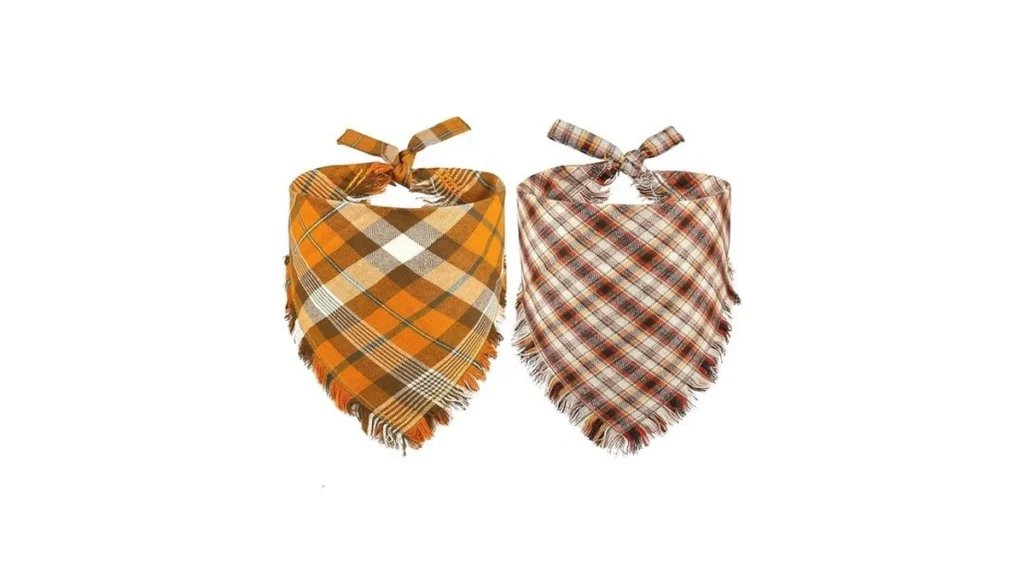 Amazon code: Kytely 2 Pack Fall Dog Bandanas X-large.