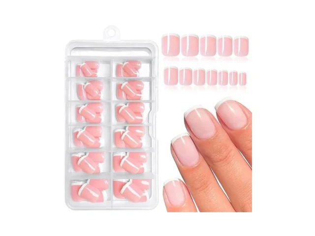 Bellelfin 120pcs White French Tip Press On Nails… Coupon