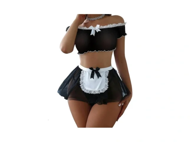 Tidouk Sexy Lingerie For Women Halloween Maid… Code