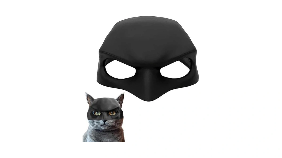 Amazon code: Cat Bat Mask For Costumes Black Tpe Rubb