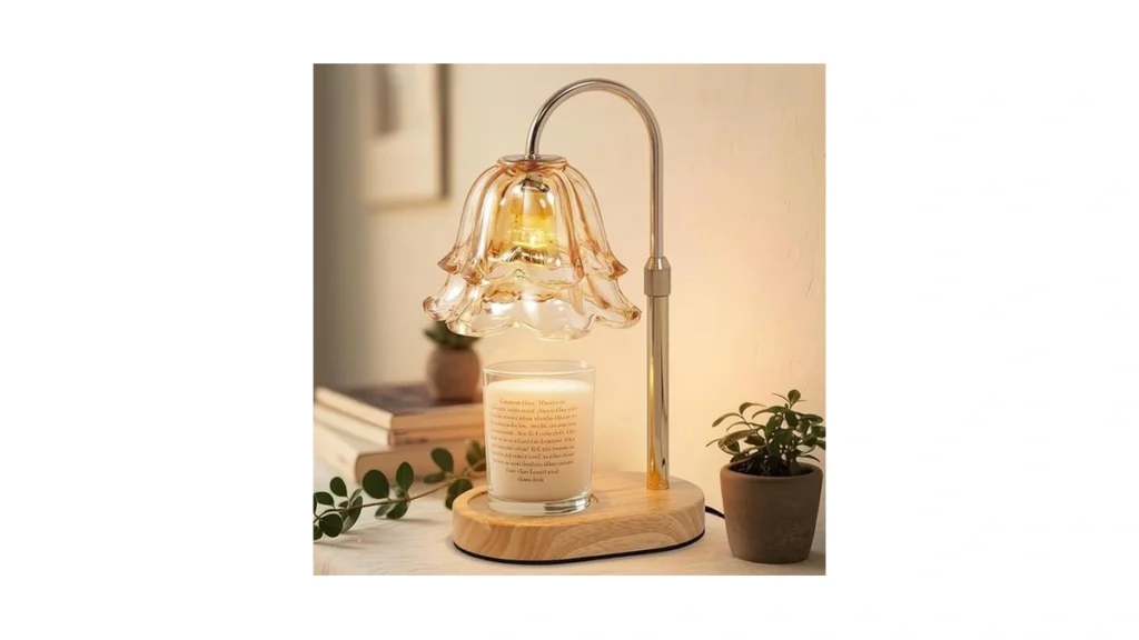 Amazon coupon: Lanhado Flower Candle Warmer Lamp With T