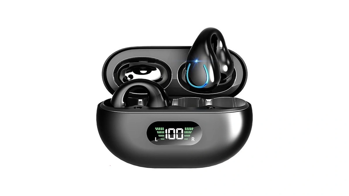 Amazon coupon: Ultra Open Ear Earbuds Bone Conduction H