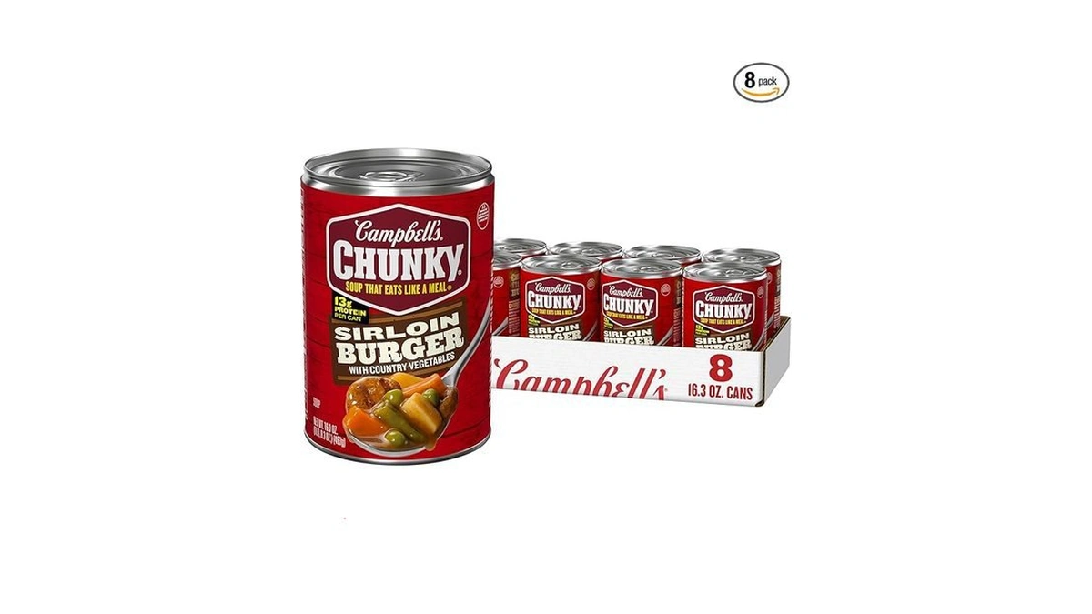 Amazon coupon: Campbell S Chunky Soup Sirloin Burger Wi