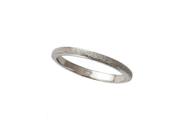 925 Sterling Silver Minimalist Hammered Textured… Coupon