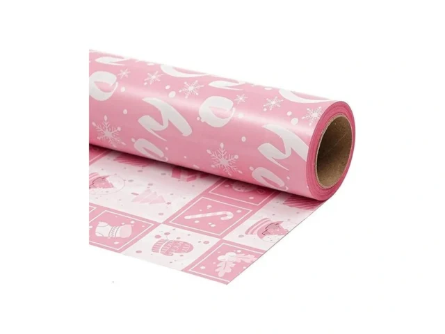 Ulmasinn Reversible Christmas Wrapping Paper Pink… Coupon