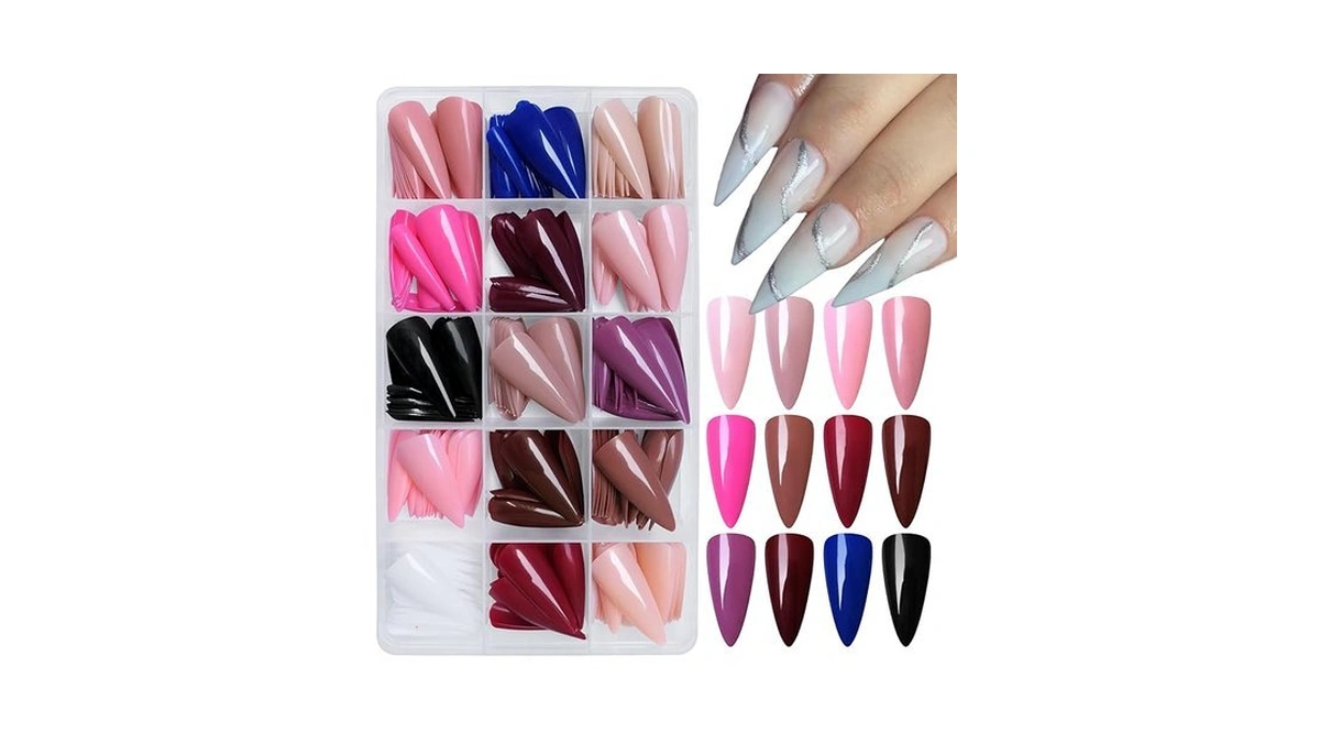 Amazon coupon: Bellelfin 360pcs Long Stiletto Press On