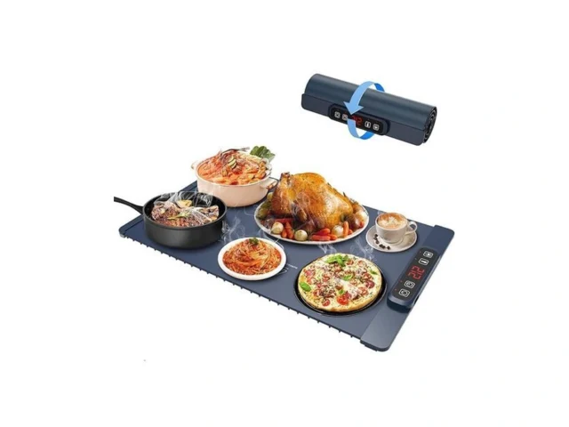 Food Warmer Mat Electric Portable Silicone Warming… Code