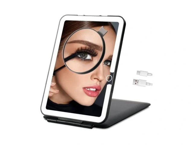 Lukymiro Rechargeable Travel Makeup Mirror With… Code