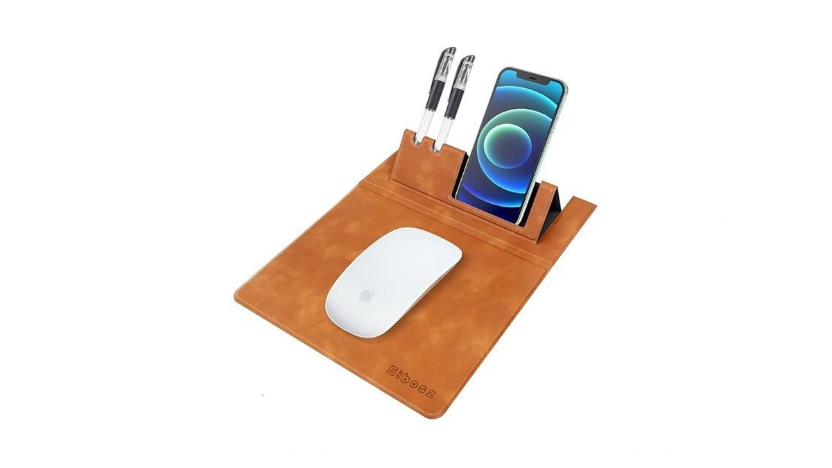 Amazon code: Premium Pu Leather 3-in-1 Mouse Pad With