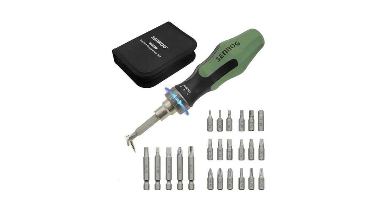 Amazon coupon: Senrog 24 In 1 Multi-bit Ratcheting Scre