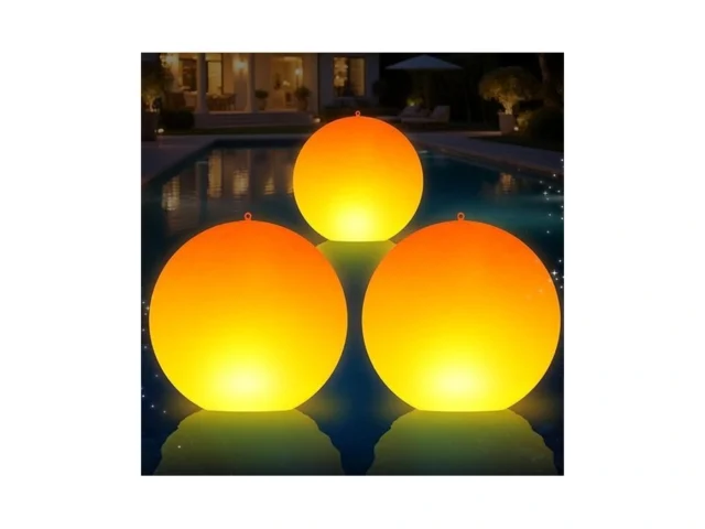 Niceput Solar Floating Pool Lights 14 Inch Flame… Code