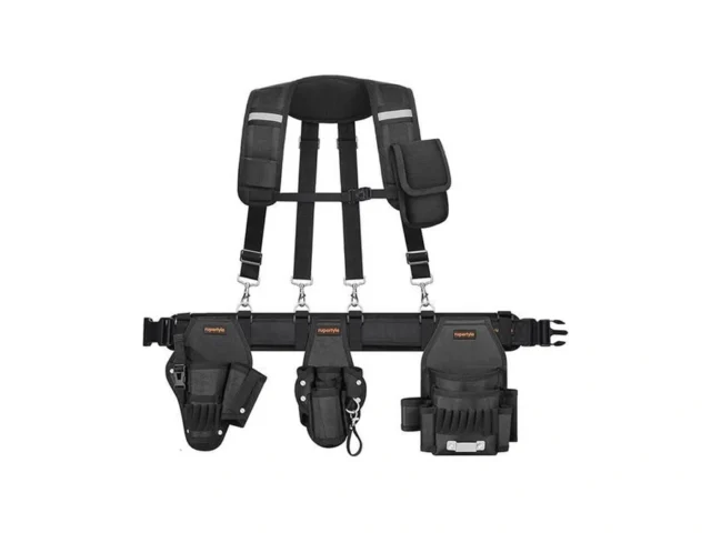 Rubertyle Tool Belt For Men 38-pockets Heavy Duty… Coupon