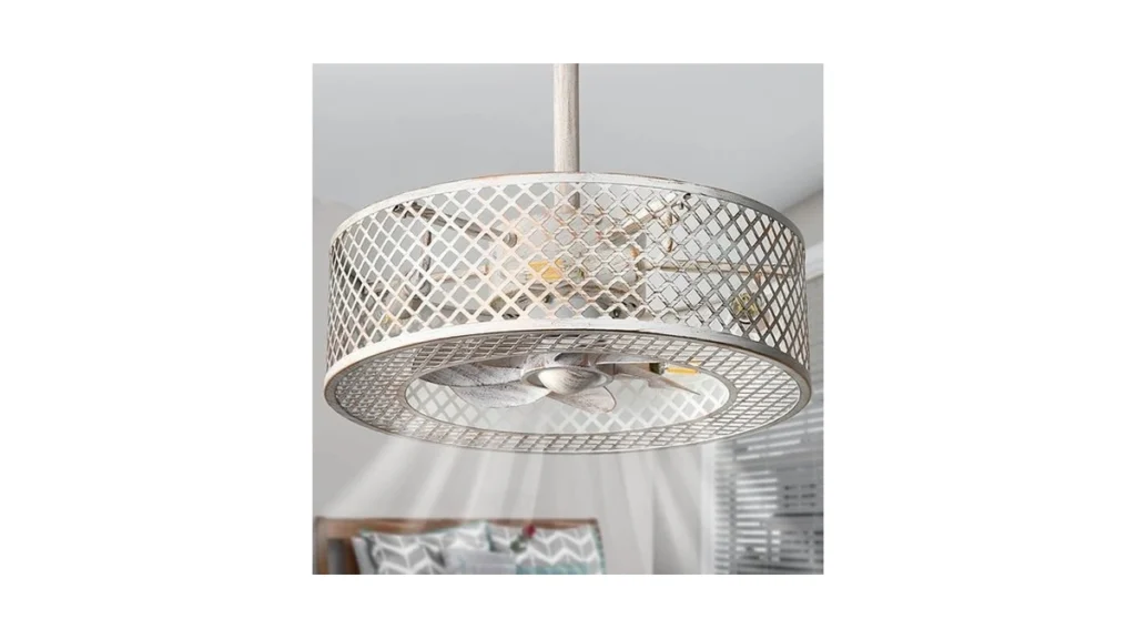 Amazon coupon: Redstar Caged Ceiling Fans With Lights W