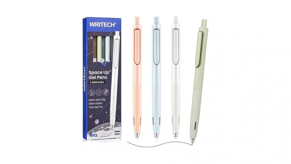 Amazon coupon: Writech Gel Pens Fine Point 0 5mm Retrac