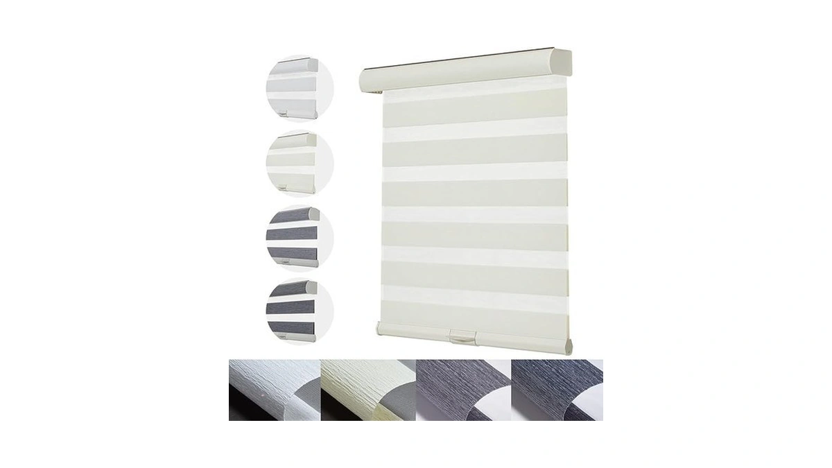Amazon coupon: Persilux Cordless Zebra Blinds For Windo