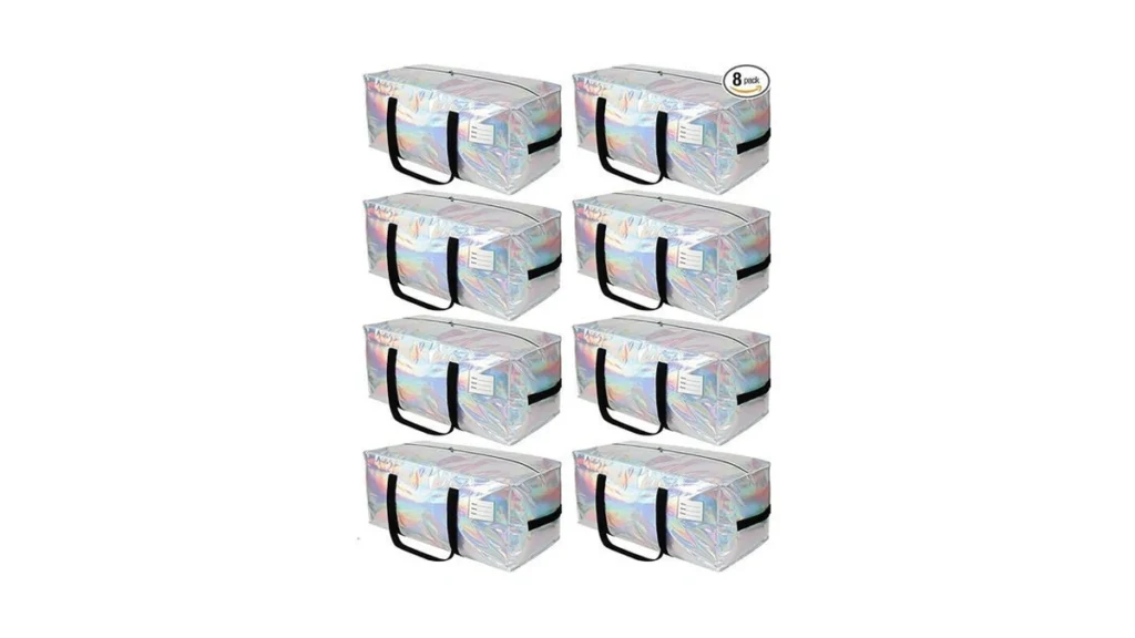 Amazon code: Jcbzamz 8 Pack Heavy Duty Moving Bags 24