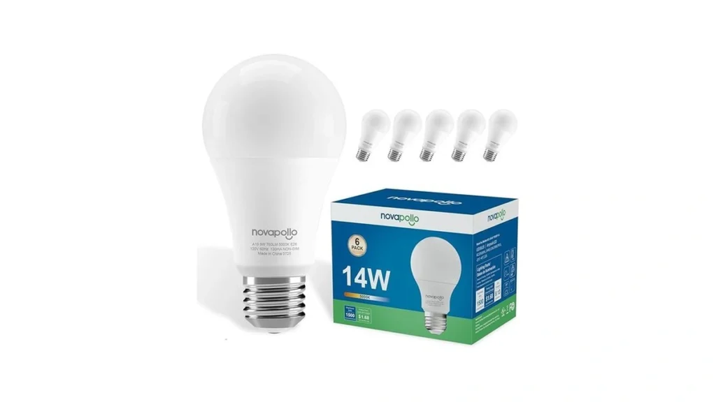 Amazon code: Novapollo A19 Led Light Bulbs 100 Watt E