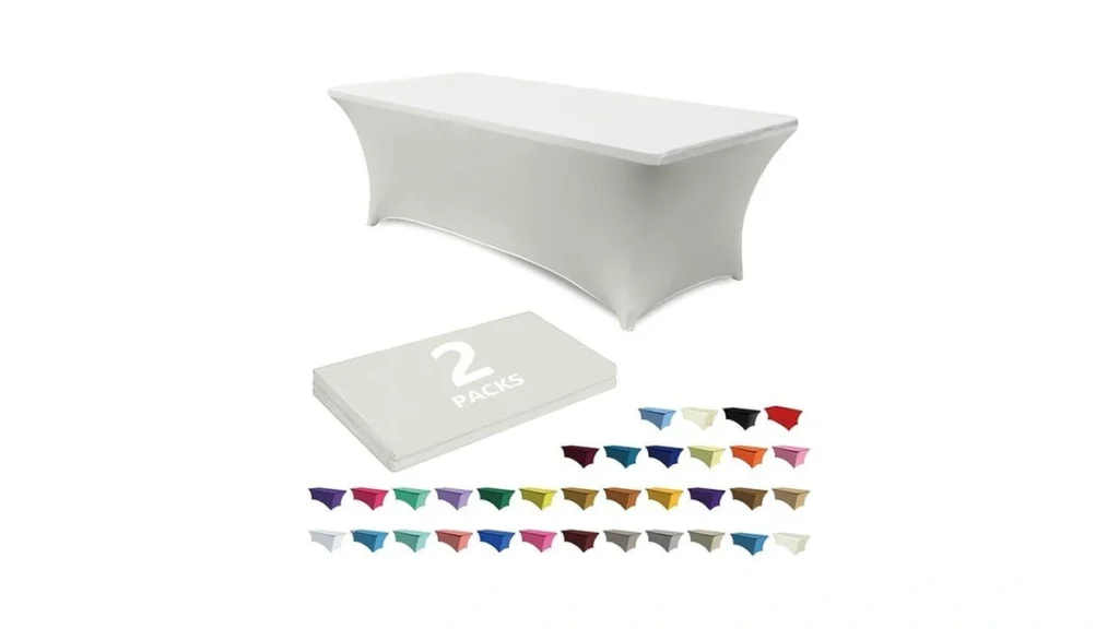 Amazon coupon: Abccanopy 2 Pack 6 Ft Gray Spandex Table