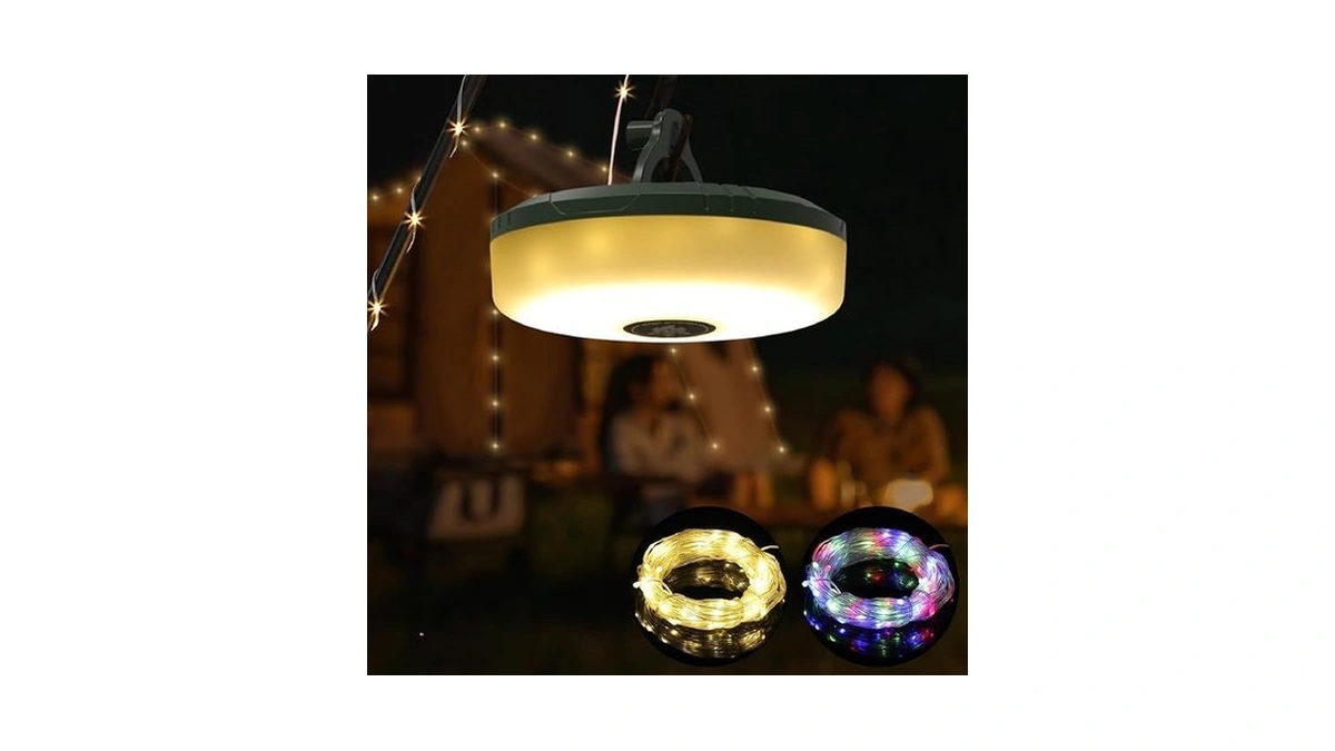 Amazon code: Siloon Camping String Lights 2 In 1 Outd