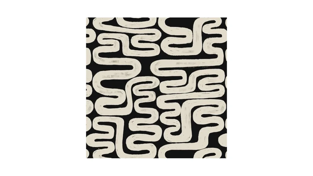 Amazon coupon: Black And Cream White Peel And Stick Wal