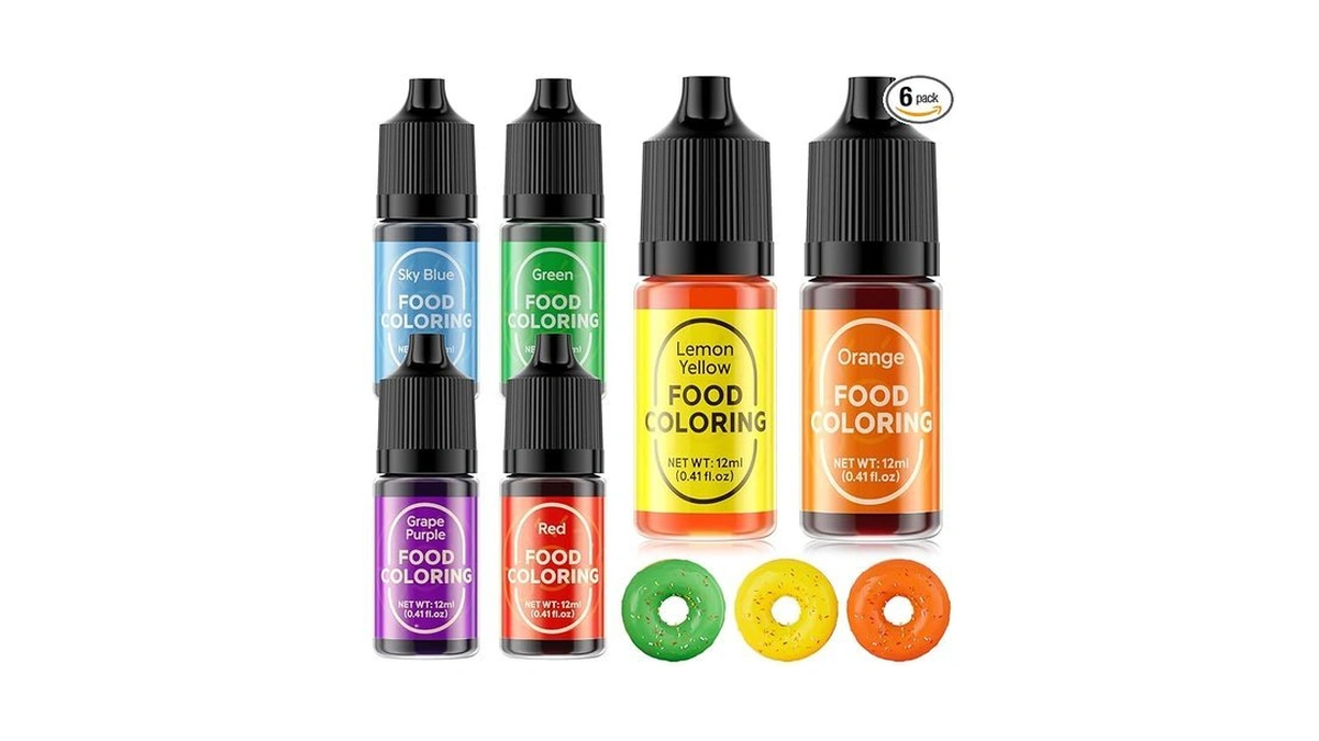 Amazon code: Food Coloring Set For Cake Decorating -