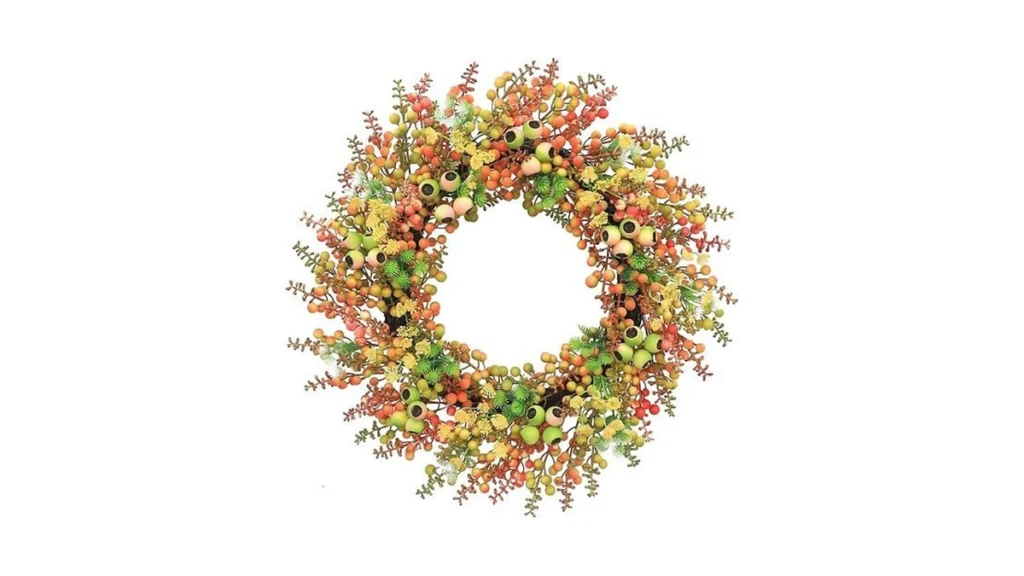 Amazon code: 24 Inch Thanksgiving Fall Wreath Autumn