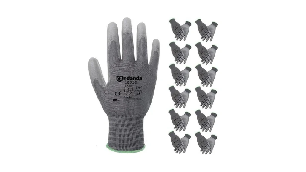 Amazon coupon: Andanda Seamless Knit Safety Gloves With