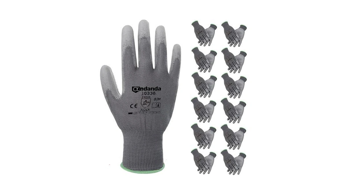 Amazon coupon: Andanda Seamless Knit Safety Gloves With
