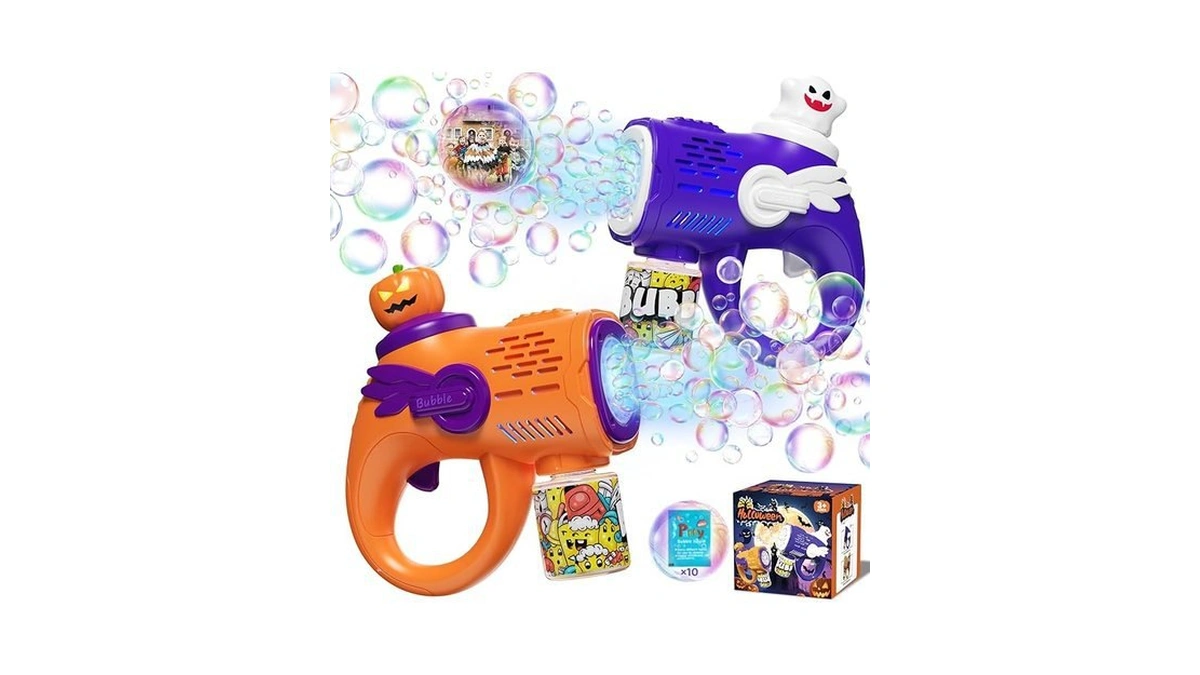 Amazon coupon: Halloween Bubble Machine Gun For Kids 2