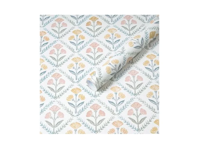 Dimoon 17 3 X78 7 Peel And Stick Wallpaper Floral… Coupon