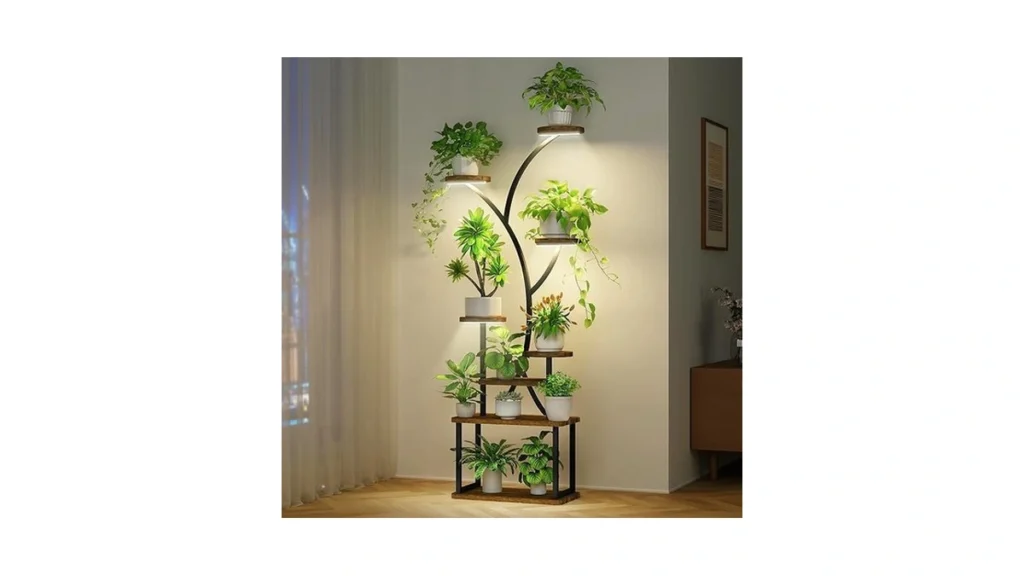 Amazon coupon: Mistyjungle Plant Stand Indoor With Grow