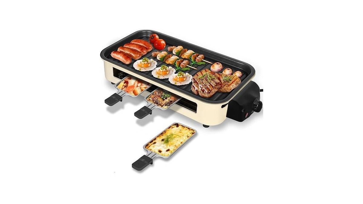Amazon code: Electric Indoor Grill 1500w -2 In 1 Smok