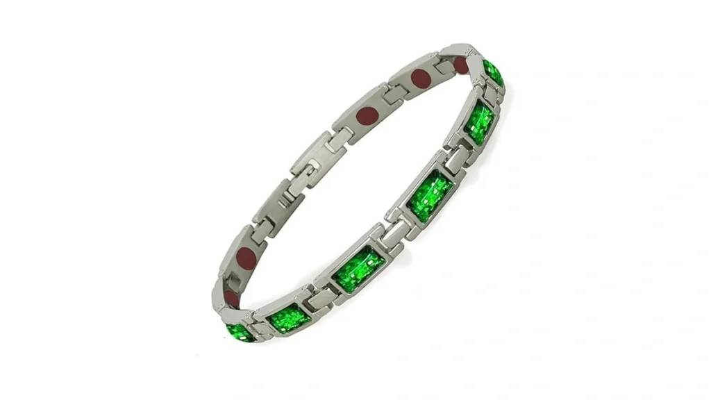 Amazon coupon: Addbili Sparkling Green Bracelet Durable