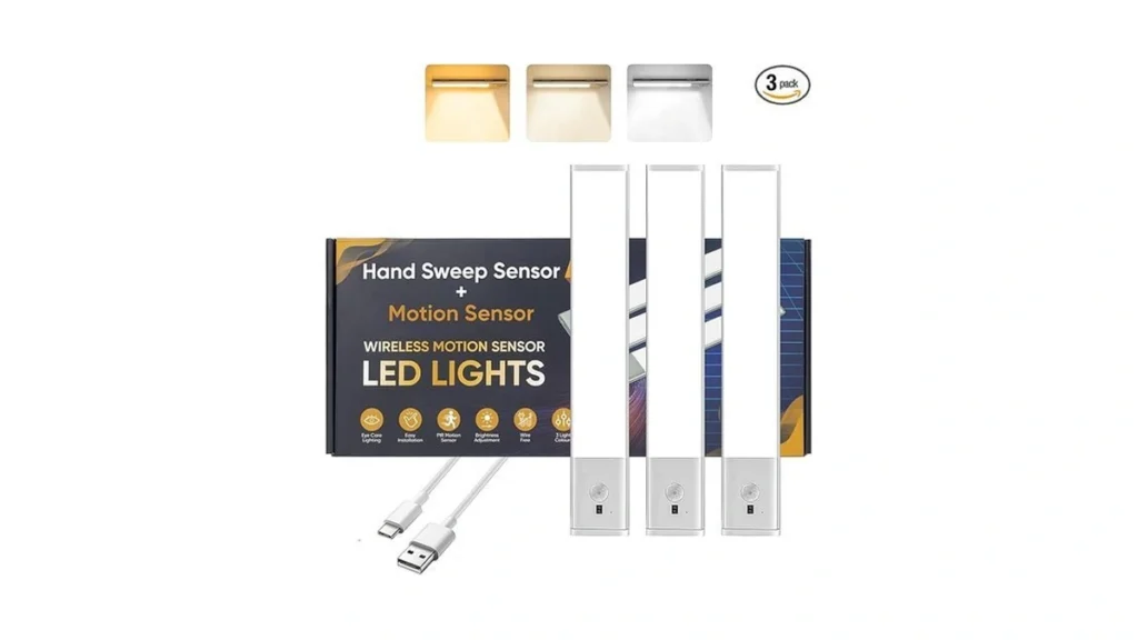 Amazon code: Under Cabinet Lighting Wireless 56- Led.