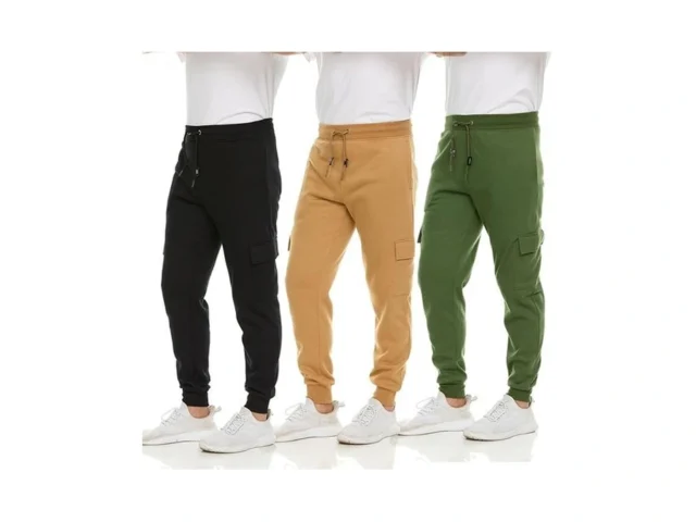 3 Pack Men S Fleece Cargo Jogger Active Athletic… Coupon