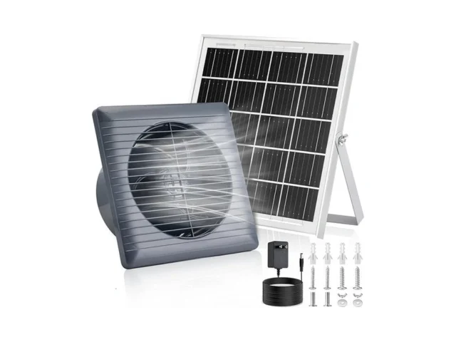 Solar Powered Exhaust Fan 25w Solar Panel 8 High… Code