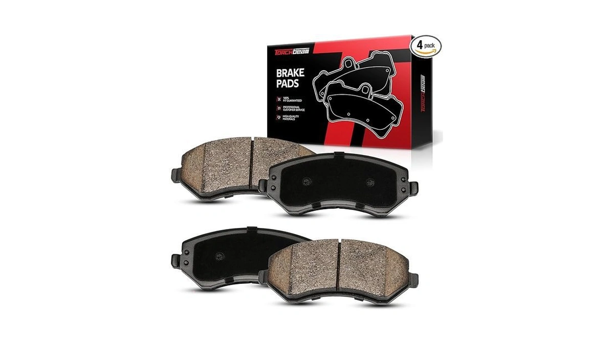 Amazon coupon: Torchbeam Front Ceramic Disc Brake Pads