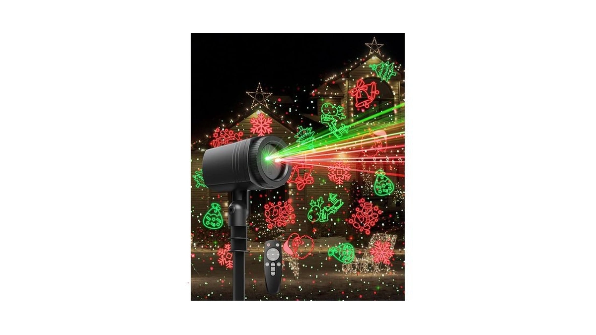 Amazon code: Enjoyedled Christmas Projector Lights Ou