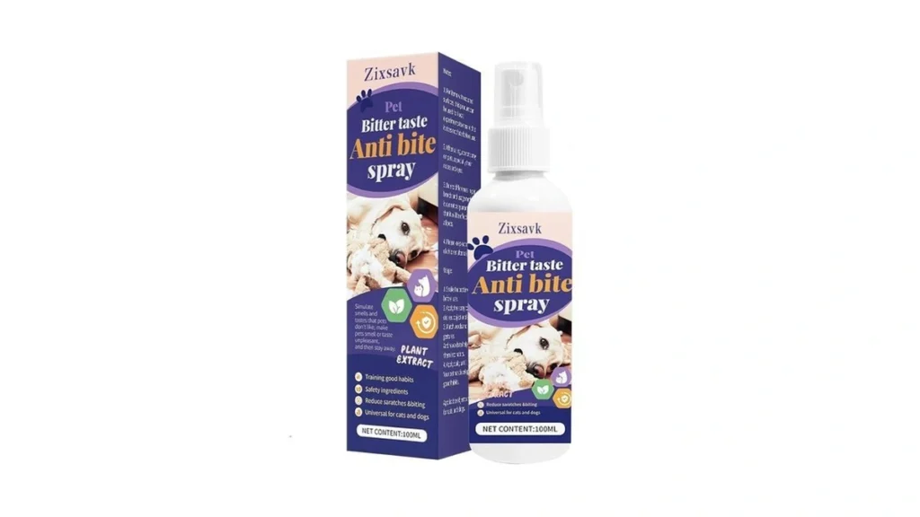 Amazon coupon: Zixsavk No Chew Spray For Dogs - Bitter