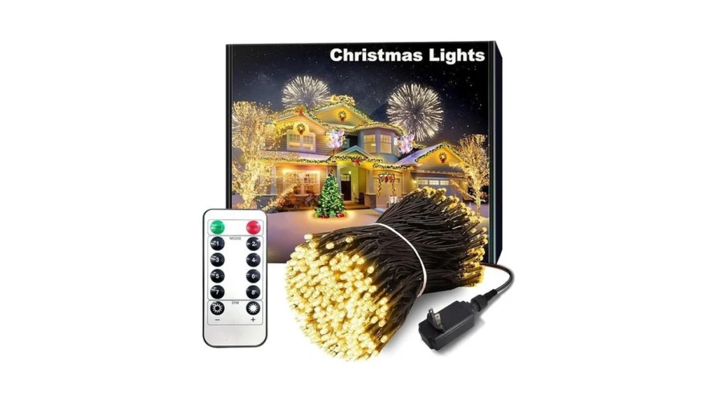 Amazon code: Acan 115ft Christmas Lights Warm White 3
