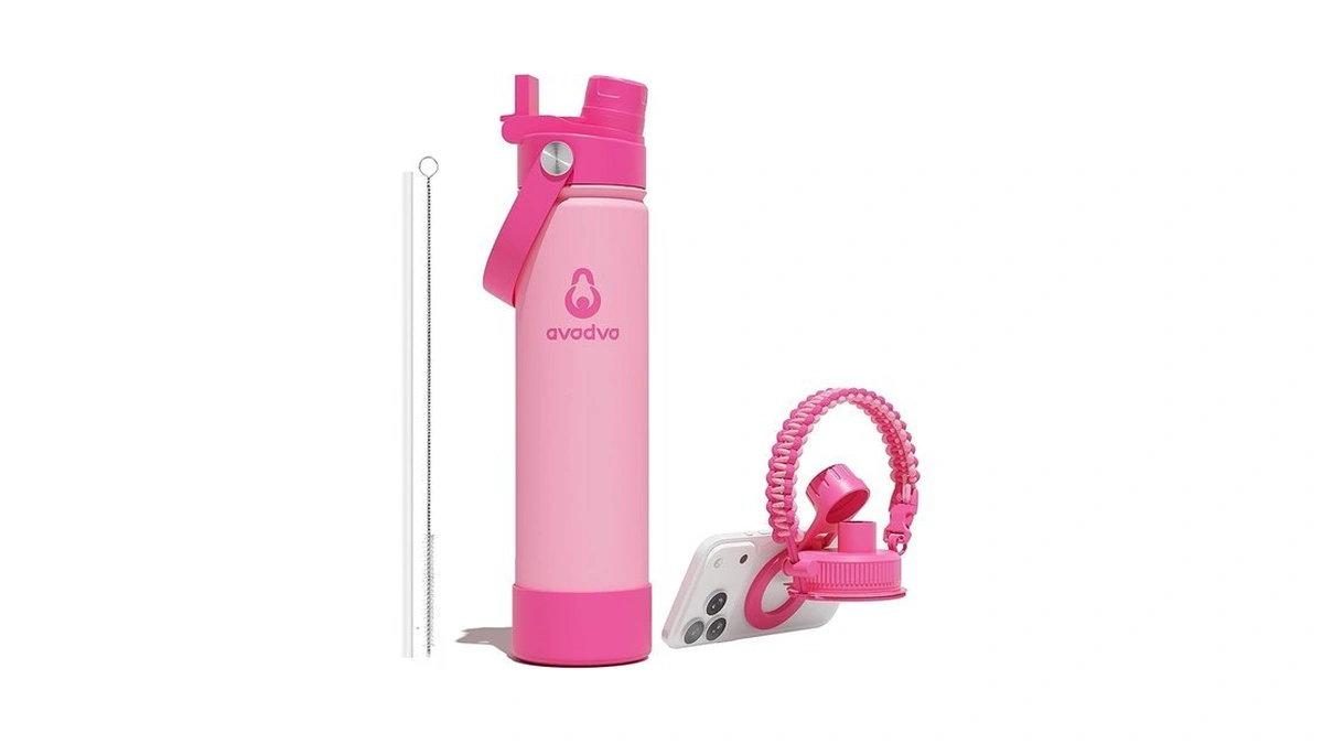 Amazon code: Avodvo Insulated Water Bottle With Strap