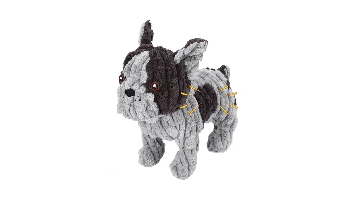 Amazon code: Letsmeet Dog Toys Plush Interactive Dog